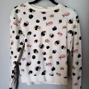 Sushi Crew Neck Pullover